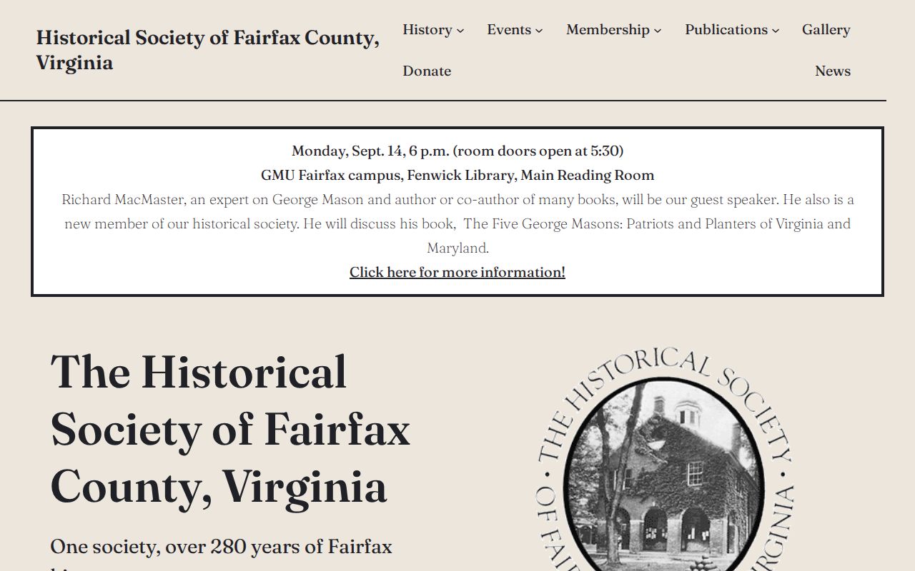 Springfield city directory companion research at the Historical Society of Fairfax County